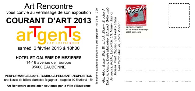 invitation ARTGENTS verso