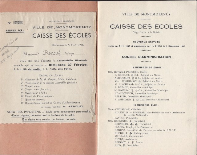 Caisse des Ecoles 2